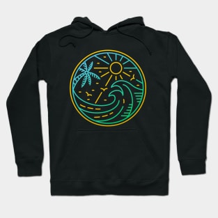 Wave in Summer Hoodie